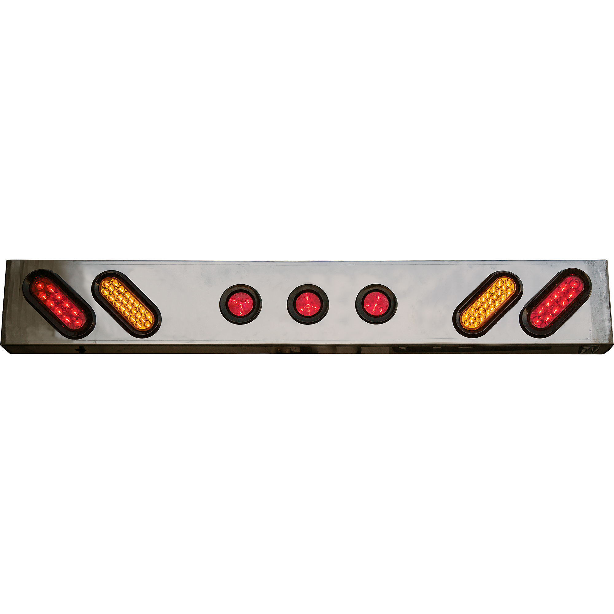 Buyers Products, 44in. LED Semi Truck Trailer Work Tail Brake Light Bar Box Kit, Light Type LED, Lens Color Multi, Included (qty.) 1 Model# 8891145
